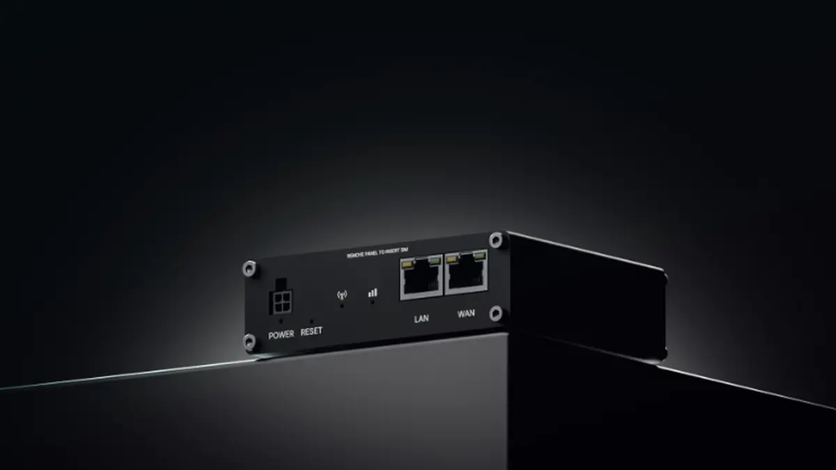 Router Teltonika RUTM20 con soporte Dual SIM, eSIM y PoE activo
