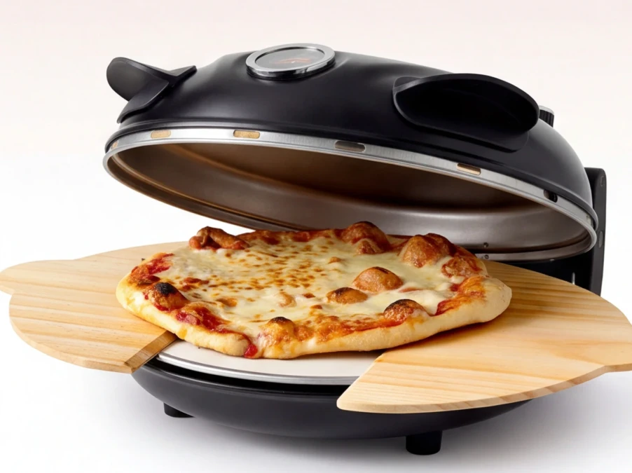 Juego de dos palas de bambú para pizza Extralink Home.