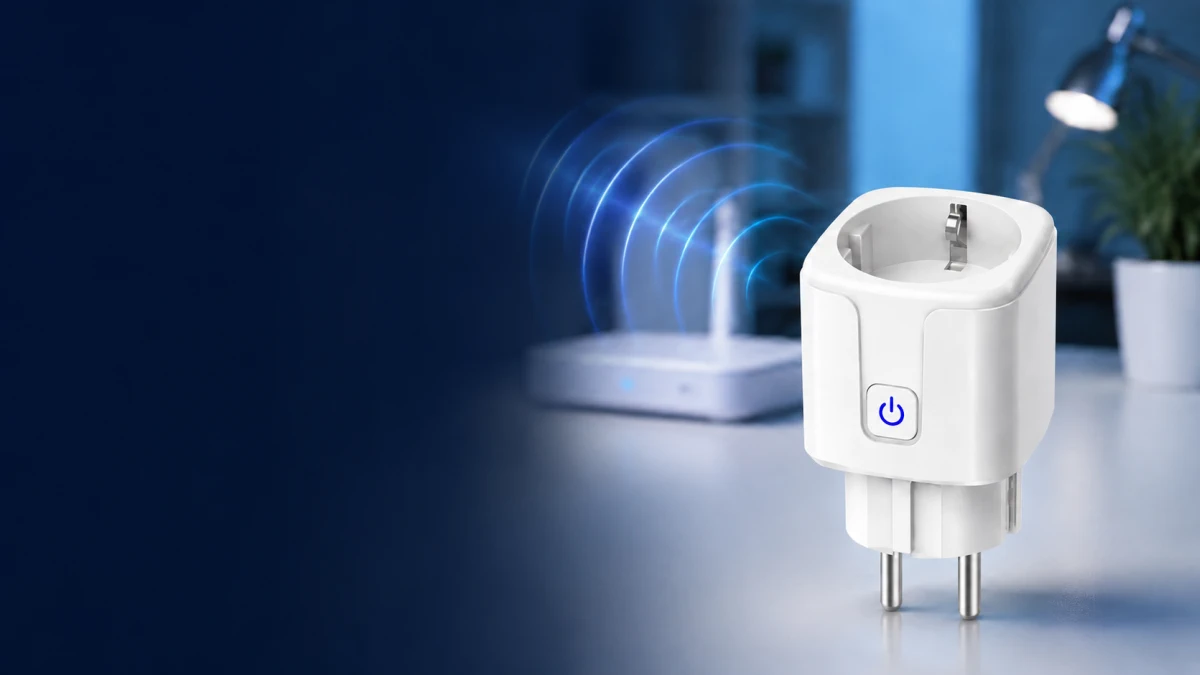 Conexión del enchufe inteligente Extralink a la red Wi-Fi doméstica.