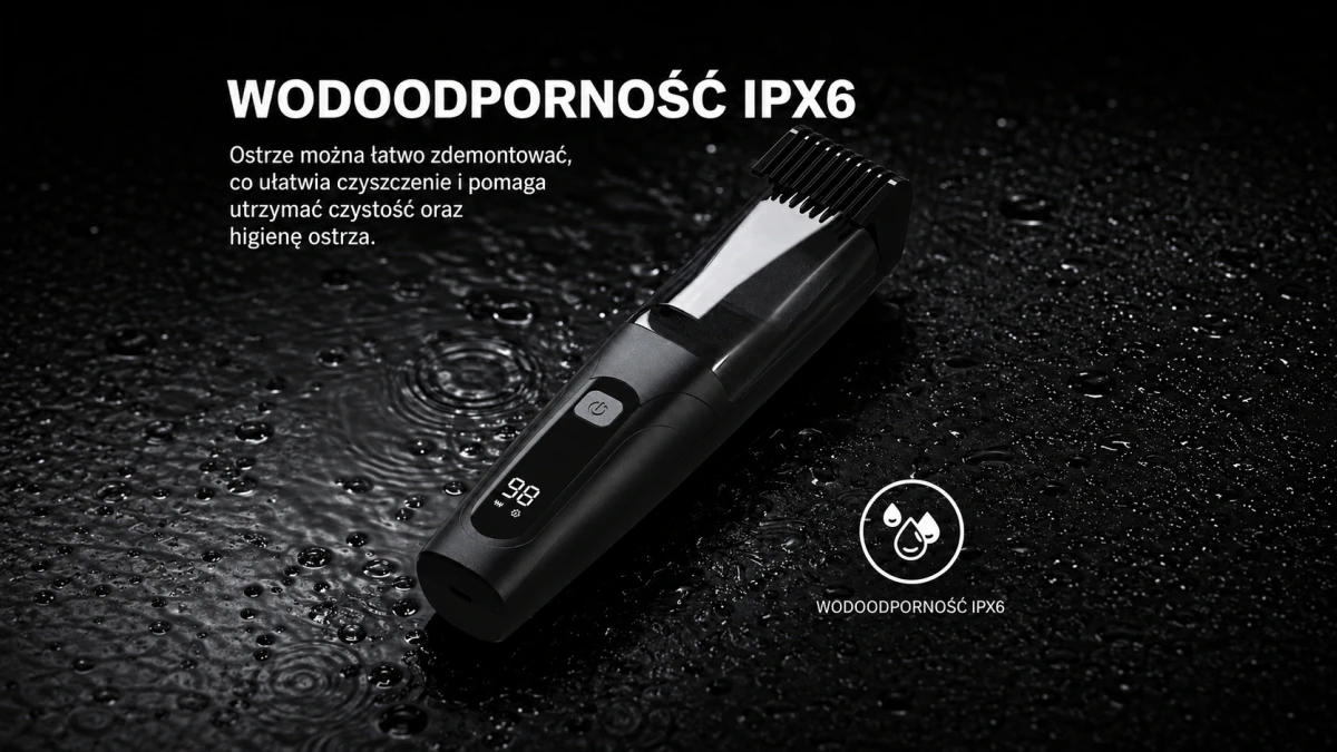Máquina Extralink com classe de resistência à água IPX6.