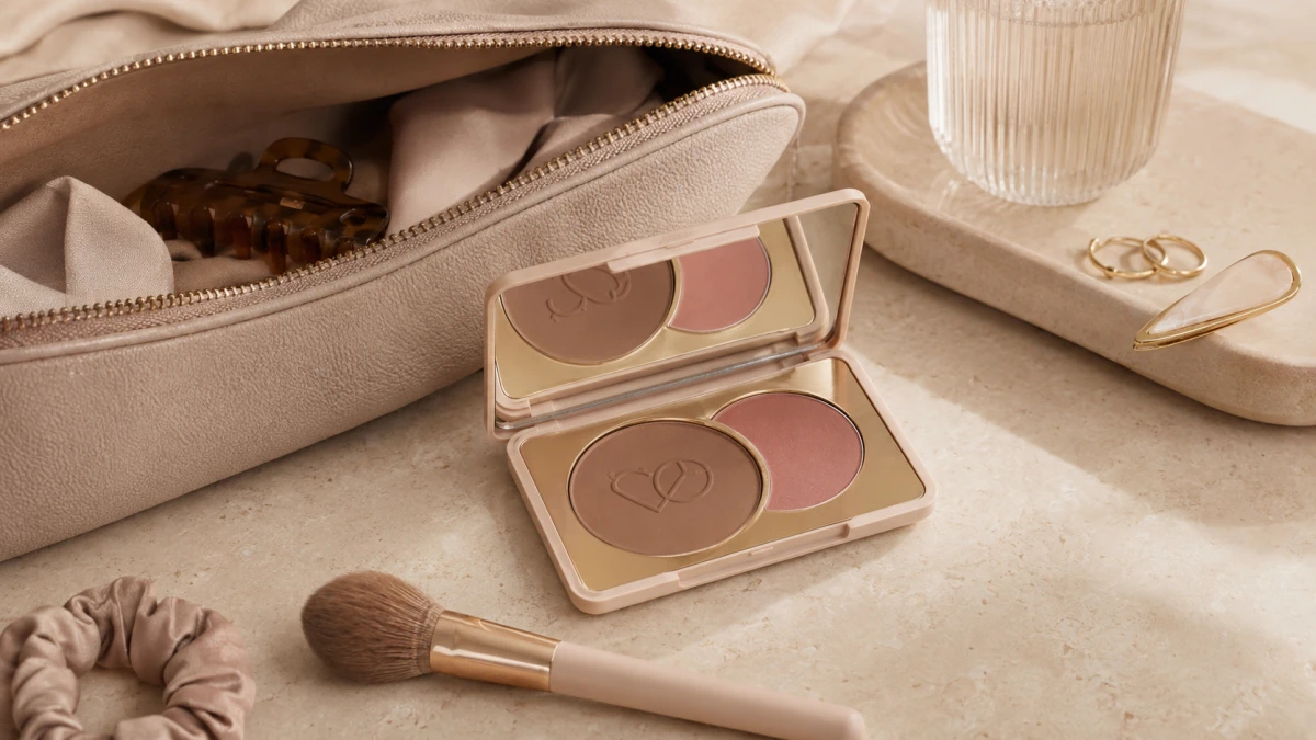 Lovro Bronze & Blush Set com bronzer e blush