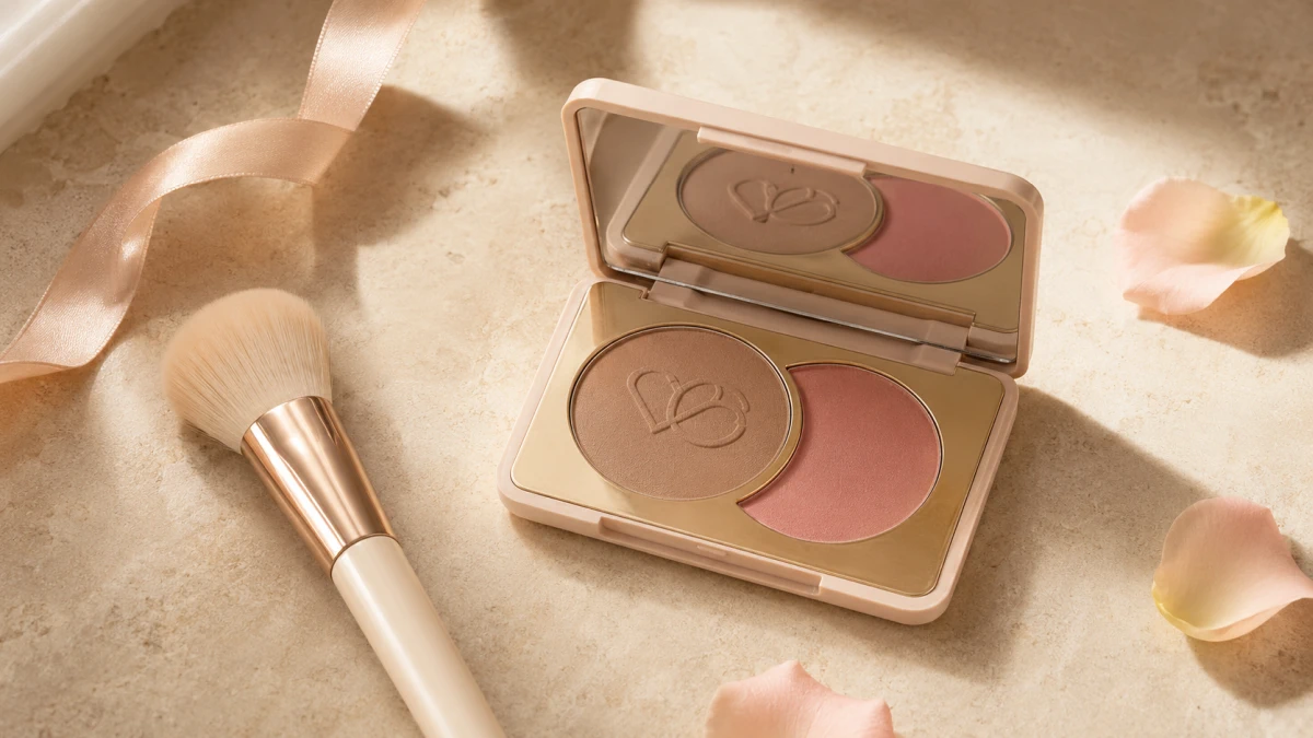Dois tons no conjunto Lovro Bronze & Blush Set