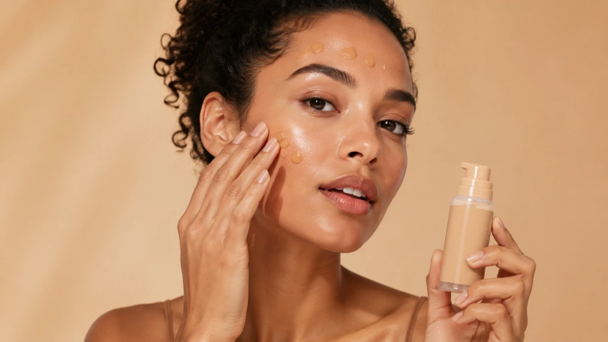 Textura ligera de la base LOVRO Bubble Foundation