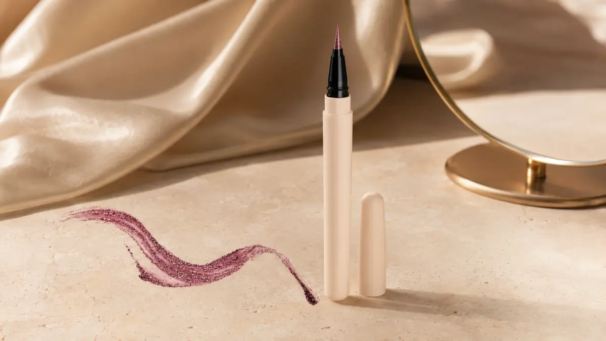 LOVRO Shimmer Eyeliner 02 Wine efeito de maquiagem dos olhos