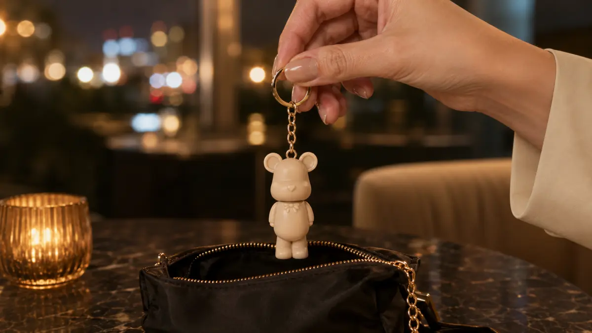 Lovro Sugar Teddy gloss com part&iacute;culas dourado-champanhe