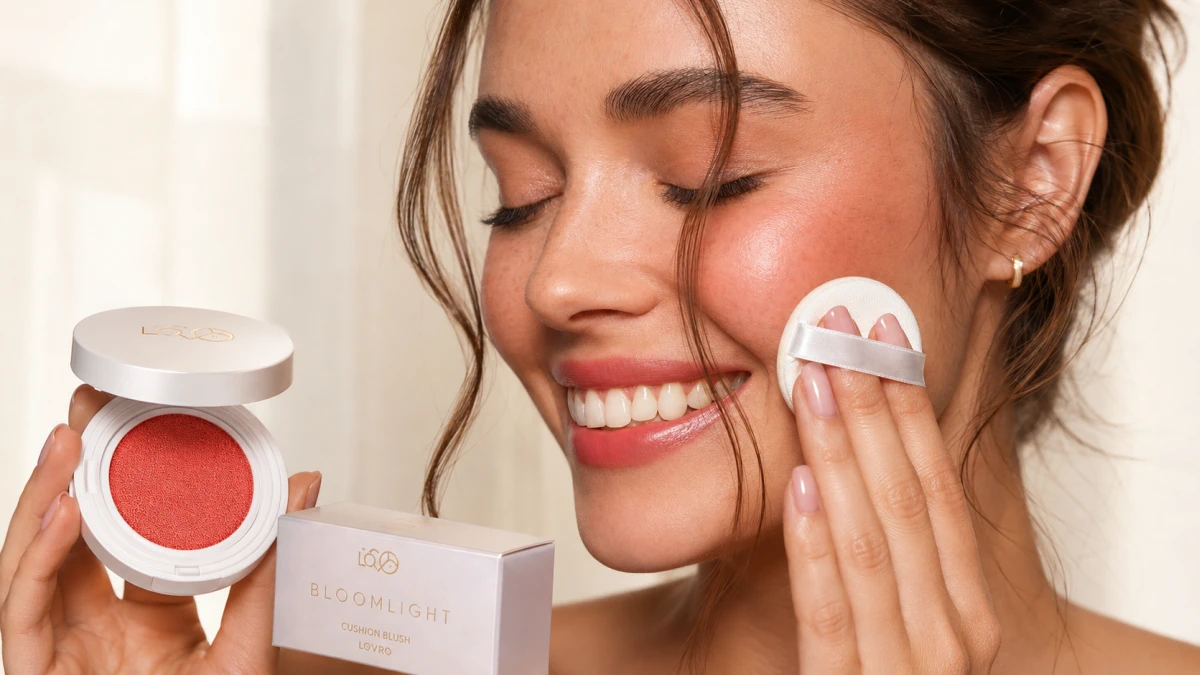 Modulación del color del rubor Lovro Bloomlight Cushion Blush