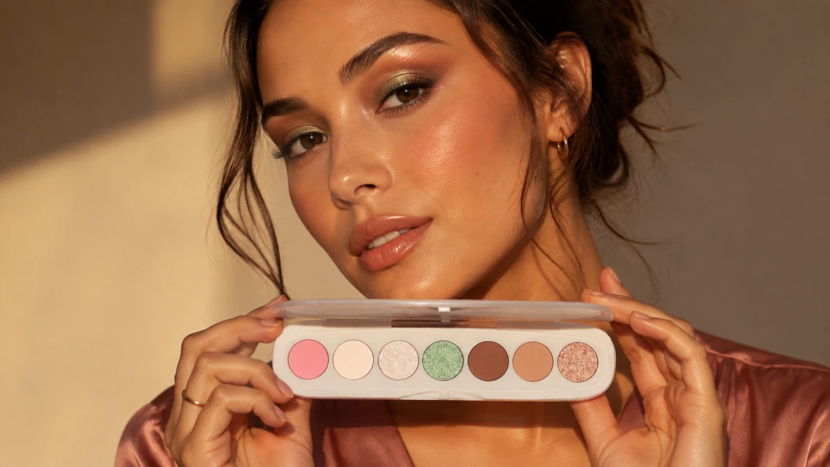 Sombra de ojos rosa de la paleta Bloomlight