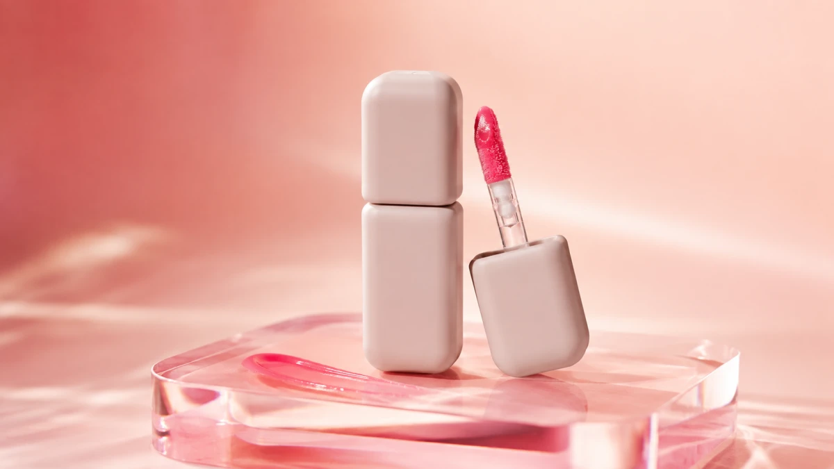 Embalagem e aplicador do óleo para os lábios POPPY HEAD Sheerious Lip Tint
