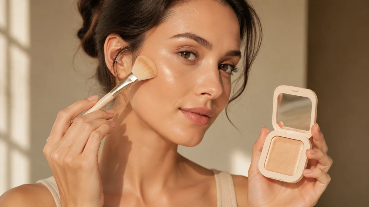 Светящийся финиш пудры POPPY HEAD Veilight Sunlit Aura