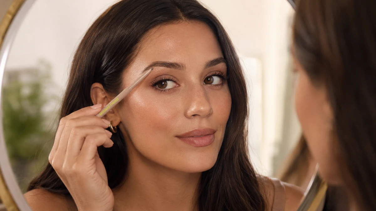 Lápis para sobrancelhas Poppy Head Browsome na tonalidade 02 Neutral Brown