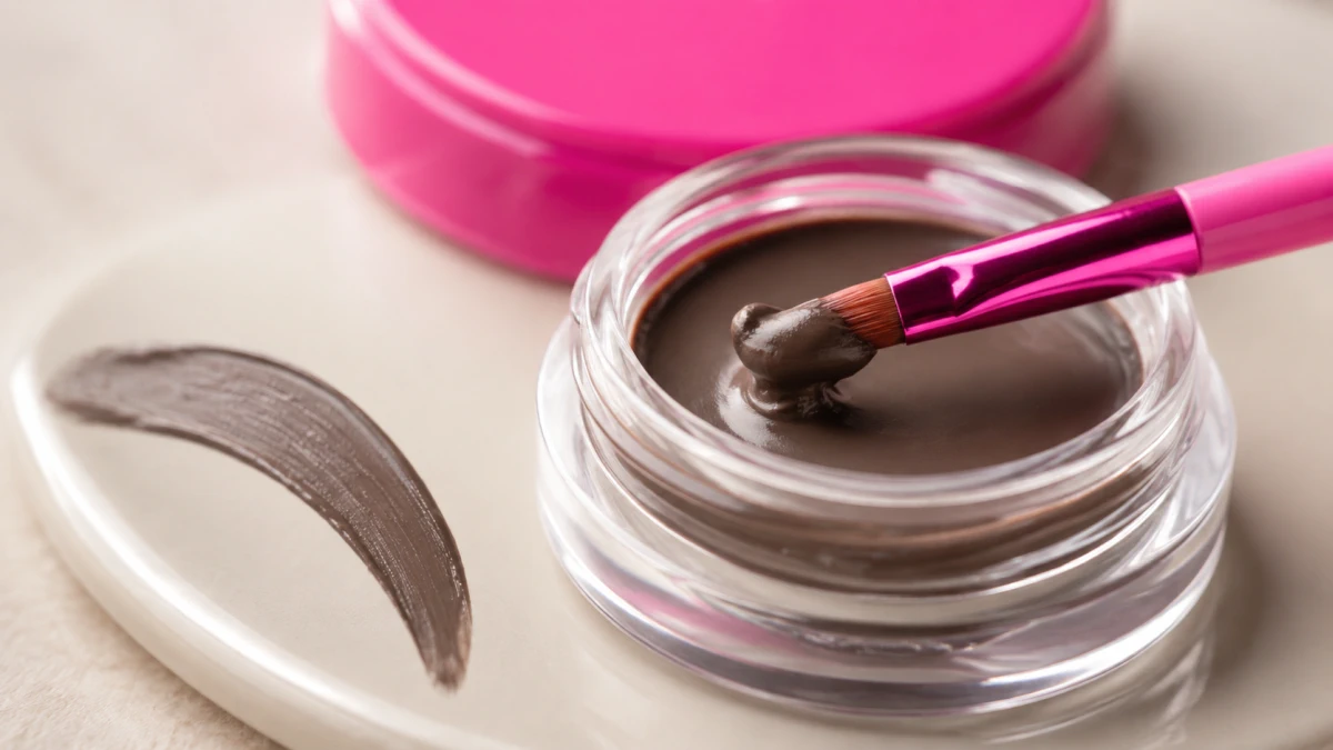 Efecto duradero del eyeliner marr&oacute;n POPPY HEAD Gelusion Cafusion