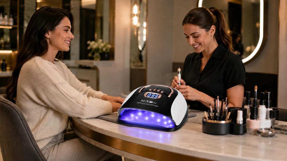 Полимеризация маникюра в лампе LED UV Stay Beauty C4