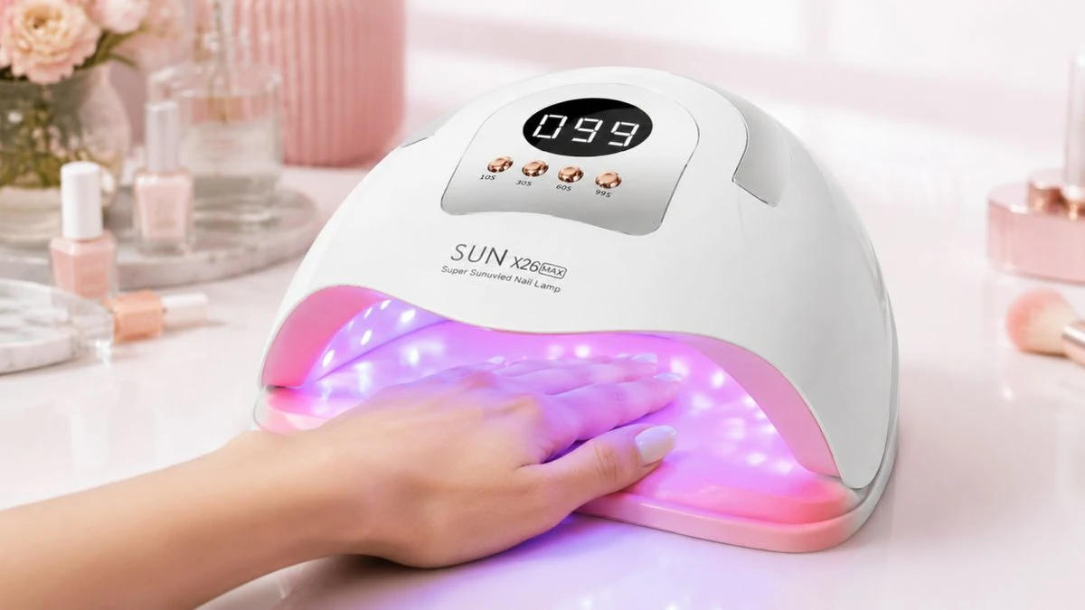 Lâmpada LED UV para manicure com potência de 380 W