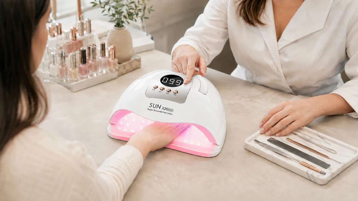 Tecnologia LED e UV na lâmpada Stay Beauty X26