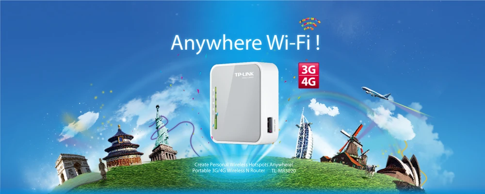 taşınabilir yönlendirici hotspot 3g 4g lte mr3020 usb