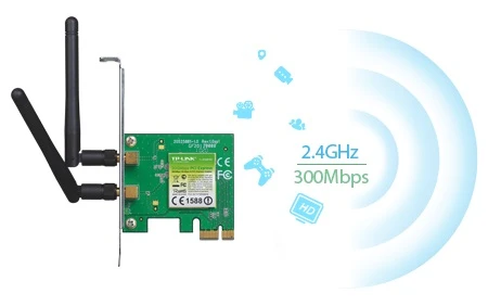 síťová karta pci pcie wifi počítač počítačová karta